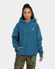 Champion Reverse Weave Small C Hoodie Fresh Teal
