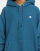 Champion Reverse Weave Small C Hoodie Fresh Teal