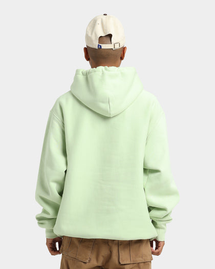 Champion Reverse Weave Small C Hoodie Mint To Green
