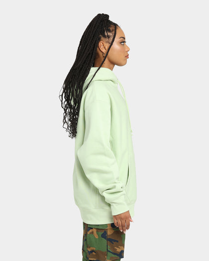 Champion Reverse Weave Small C Hoodie Mint To Green
