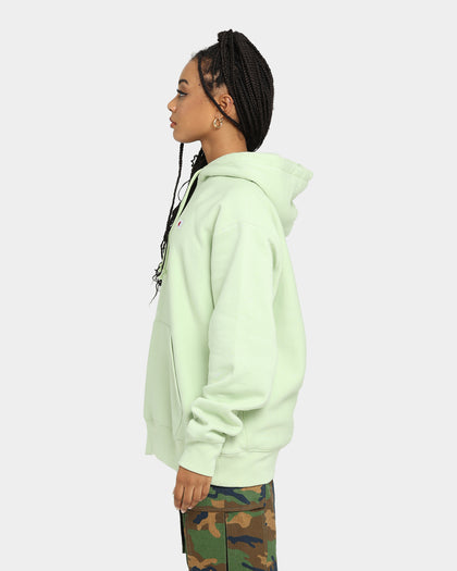 Champion Reverse Weave Small C Hoodie Mint To Green