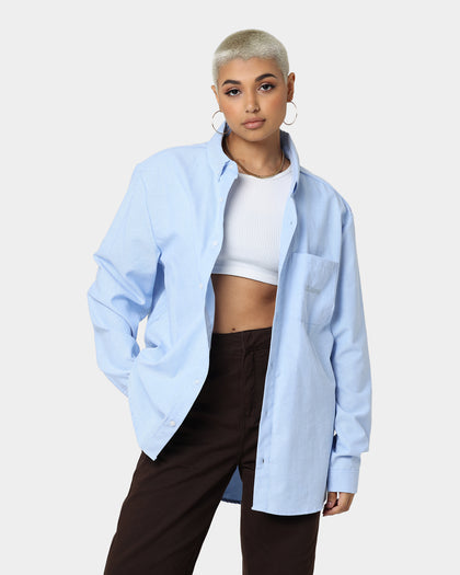 XLARGE 91 Oxford Long Sleeve Shirt Blue