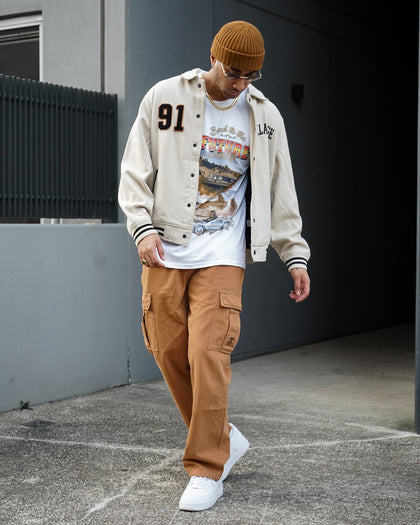 XLARGE Varsity Club Jacket Grey