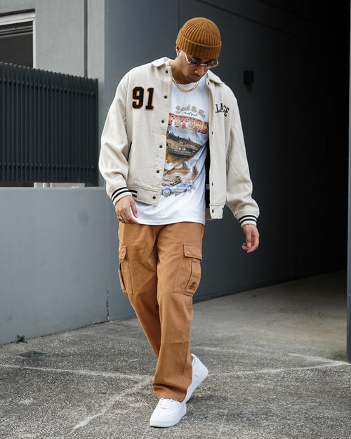 XLARGE Varsity Club Jacket Grey