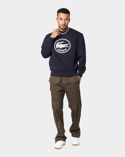 Lacoste Classic Flocked Logo Sweatshirt Abysm