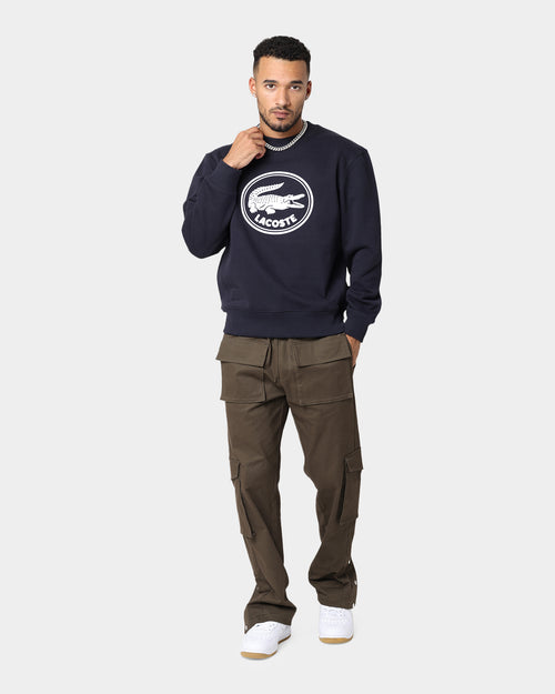 Lacoste Classic Flocked Logo Sweatshirt Abysm