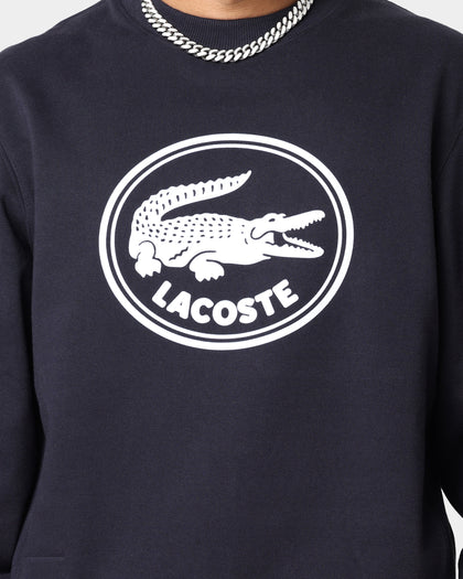Lacoste Classic Flocked Logo Sweatshirt Abysm