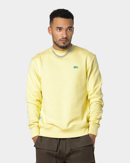 Lacoste L!VE Twist Essential Crew Sweater Yellow
