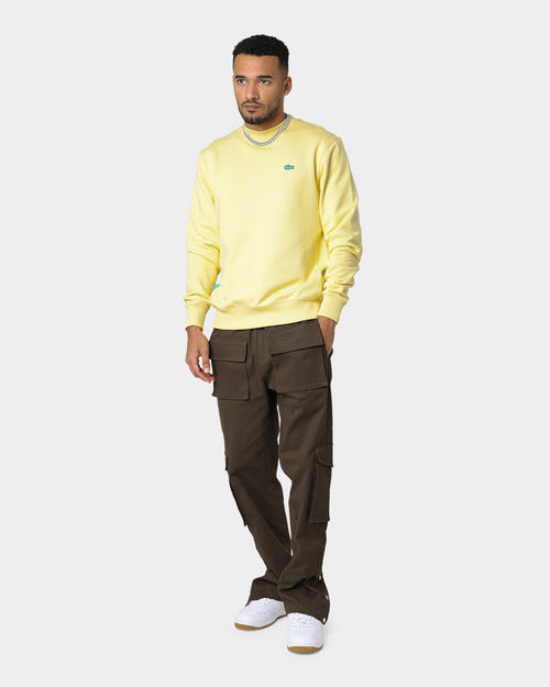 Lacoste L!VE Twist Essential Crew Sweater Yellow