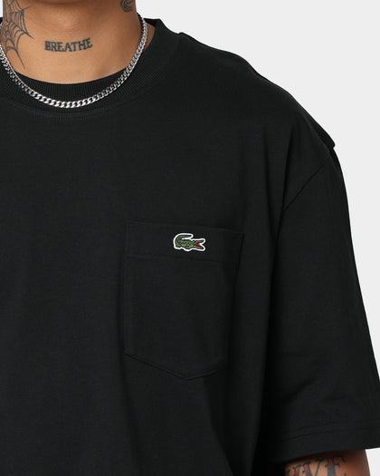 Lacoste L!ve Twist Essential Pocket T-Shirt Black