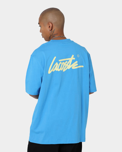 Lacoste L!ve Twist Essential Pocket T-Shirt Ibiza Blue