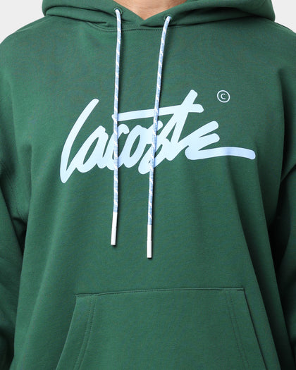 Lacoste L!ve Twisted Essential Hoodie Green