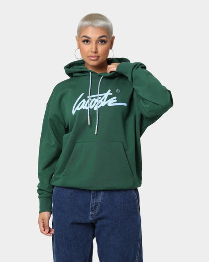 Lacoste L!ve Twisted Essential Hoodie Green