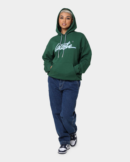 Lacoste L!ve Twisted Essential Hoodie Green