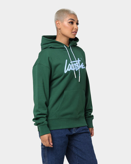 Lacoste L!ve Twisted Essential Hoodie Green