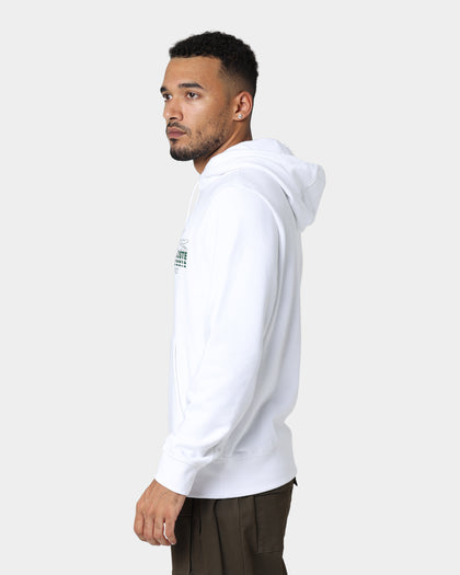 Lacoste Lifestyle Croc Logo Hoodie White
