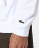 Lacoste Lifestyle Croc Logo Hoodie White