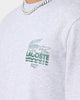Lacoste Lifestyle Croc Logo Sweatshirt Silver Chine