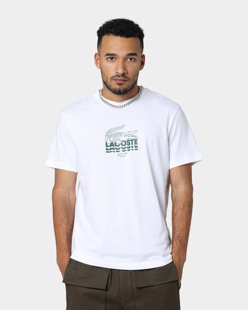 Lacoste Lifestyle Croc Logo T-Shirt White