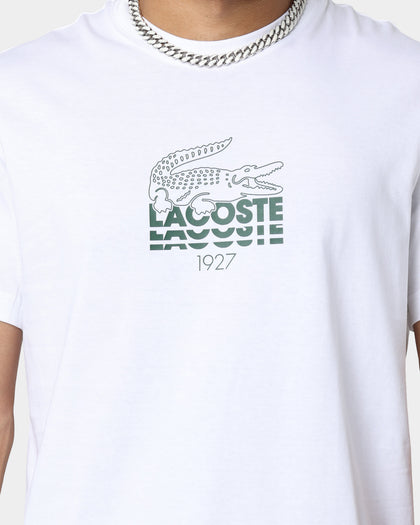 Lacoste Lifestyle Croc Logo T-Shirt White