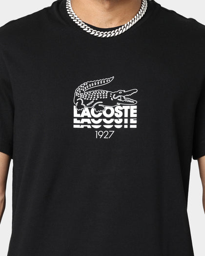 Lacoste Lifestyle Croc Logo T-Shirt Black