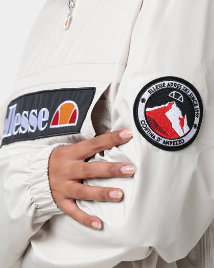 Ellesse Mont Quarter Zip Windbreaker Beige