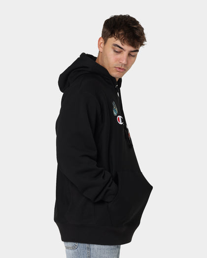 Champion Heritage Butterfly Embroidery Hoodie Black