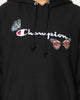 Champion Heritage Butterfly Embroidery Hoodie Black
