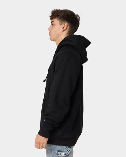 Champion Reverse Weave Roses Embroidery Hoodie Black