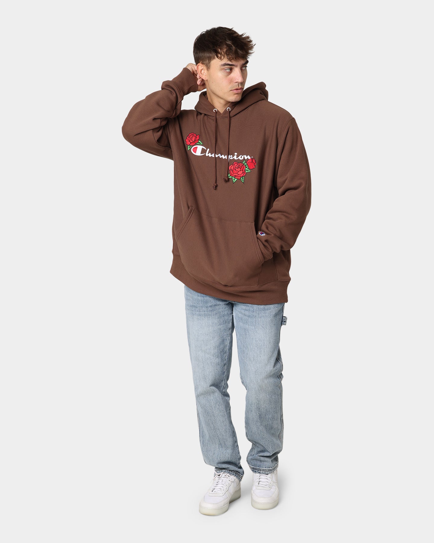 Champion Reverse Weave Roses Embroidery Hoodie Coco Loco | Culture