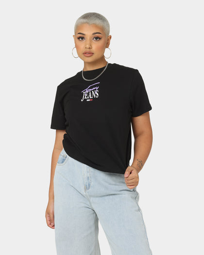 Tommy Jeans Women's TJW Classic Logo 1 Short Sleeve T-Shirt Black