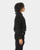 Tommy Jeans Women's TJW Plush Badge Quarter Zip Sweater Black