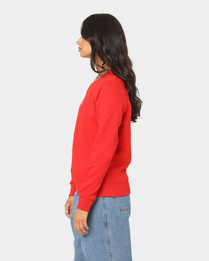 Tommy Jeans Women's Essential Crewneck Deep Crimson
