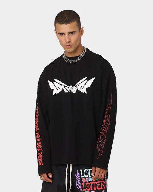 Loiter Cyber Long Sleeve T-Shirt Black