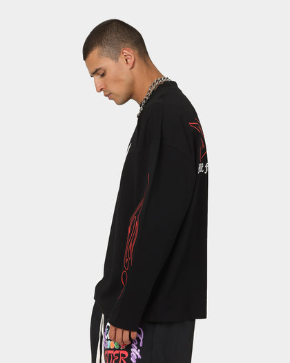 Loiter Cyber Long Sleeve T-Shirt Black