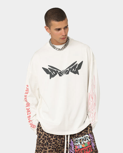 Loiter Cyber Long Sleeve T-Shirt Off White