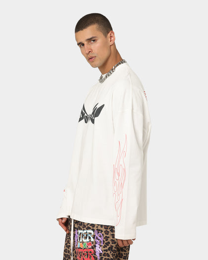 Loiter Cyber Long Sleeve T-Shirt Off White