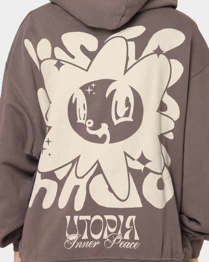 Loiter Inner Peace Hoodie Charcoal