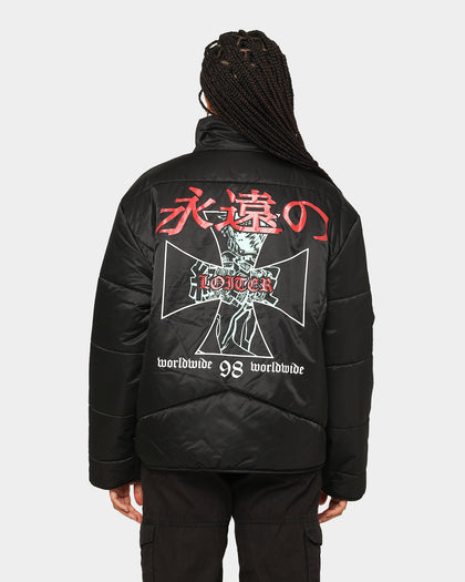 Loiter Eternal Puffer Jacket Black