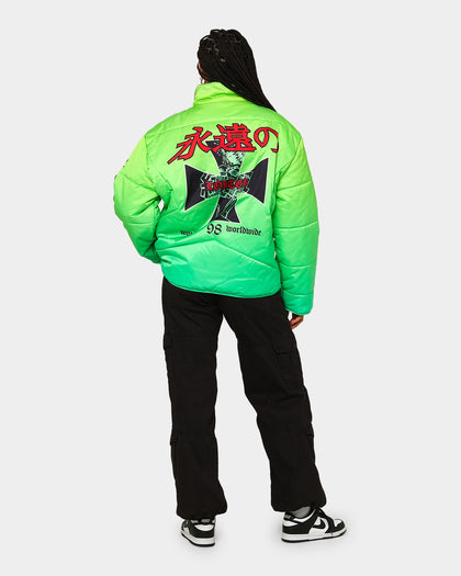 Loiter Eternal Puffer Jacket Neon Green