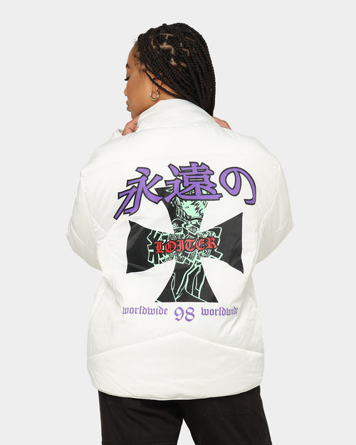 Loiter Eternal Puffer Jacket Off White