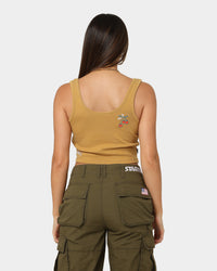 OBEY Women's Trise Tank Almond Multi-coloured