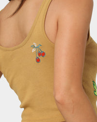 OBEY Women's Trise Tank Almond Multi-coloured