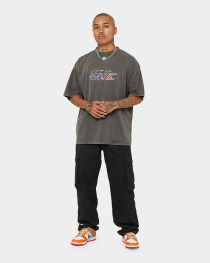 Loiter Forbidden Washed T-Shirt Charcoal