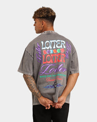 Loiter Forbidden Washed T-Shirt Vintage Black