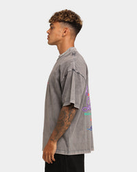 Loiter Forbidden Washed T-Shirt Vintage Black