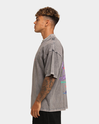 Loiter Forbidden Washed T-Shirt Vintage Black