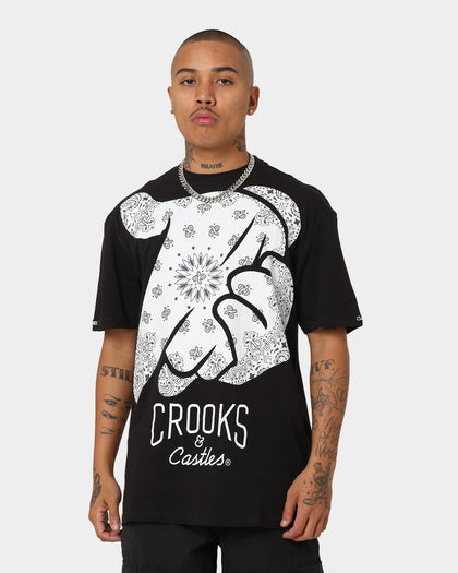 Crooks & Castles Air Gun Paisley Short Sleeve T-Shirt Black