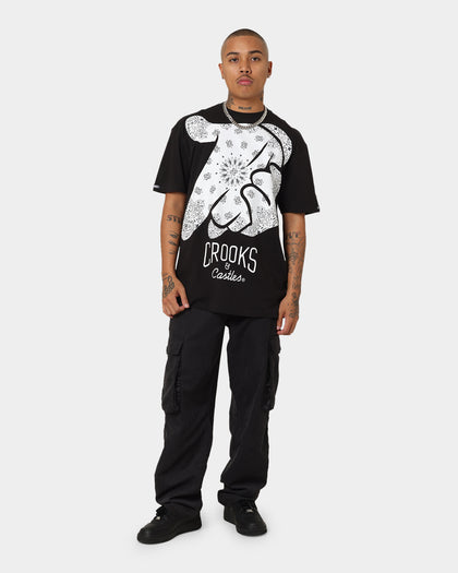 Crooks & Castles Air Gun Paisley Short Sleeve T-Shirt Black