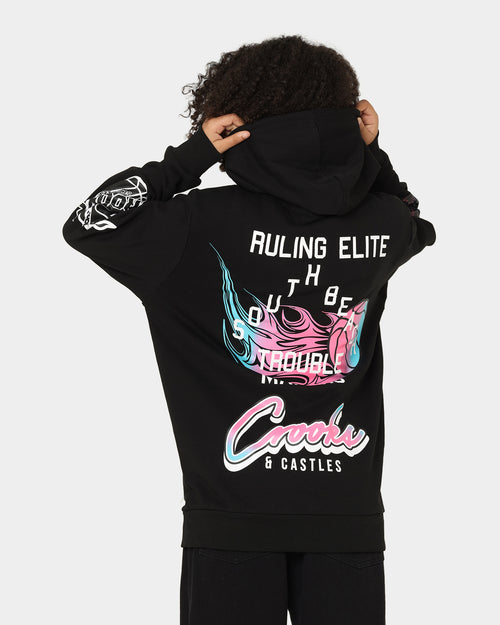 Crooks & Castles Miami Sportek Hoodie Black